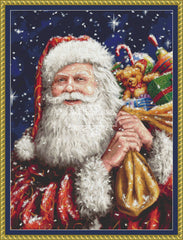 Santa Bearing Gifts