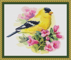 Watercolor Goldfinch