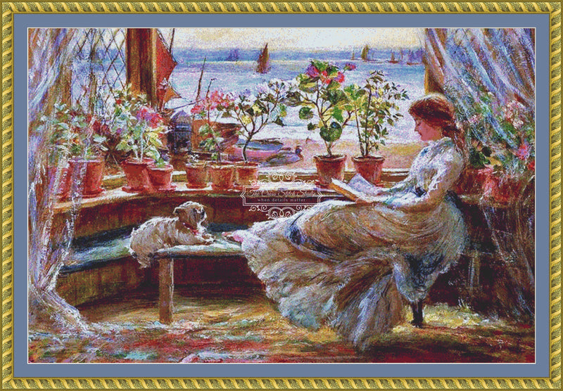 Reading by the Window (CROP)