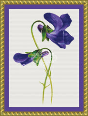 Watercolor Violets (MINI)