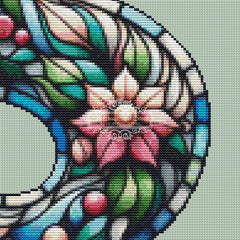 Floral Alphabet S (SNIPPET)