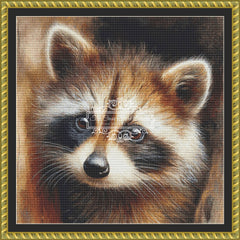 Raccoon in the Den (CROP)