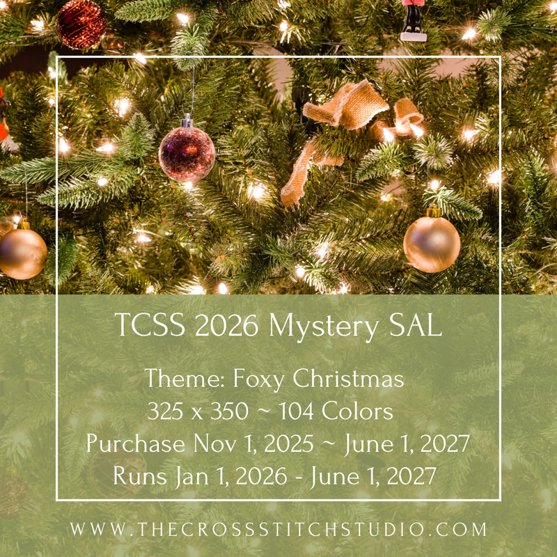 2026 Mystery Stitch Along - Foxy Christmas