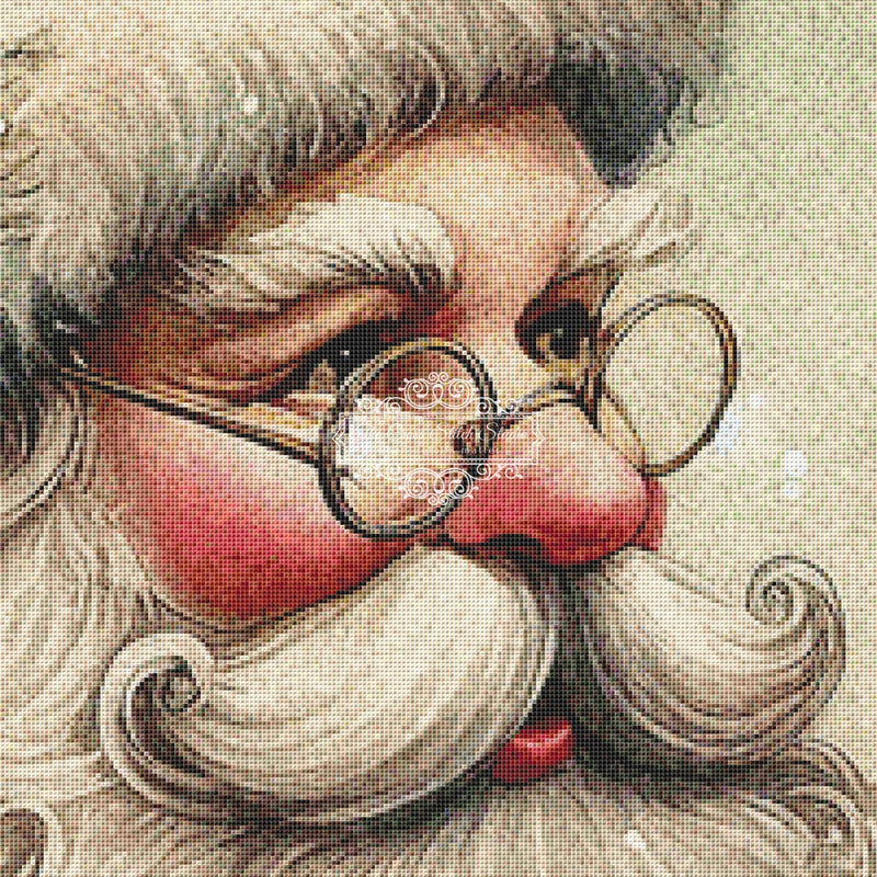 Vintage Pink Santa