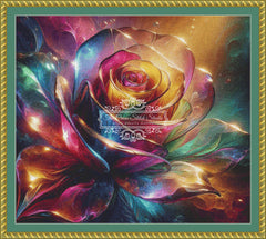 Rainbow Crystal Rose