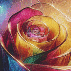 Rainbow Crystal Rose