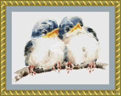 Watercolor Lovebirds (SNIPPET)