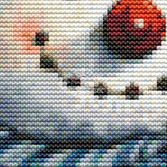 Peeking Snowman 9 (CROP - SNIPPET)