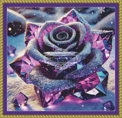 Purple Crystal Rose