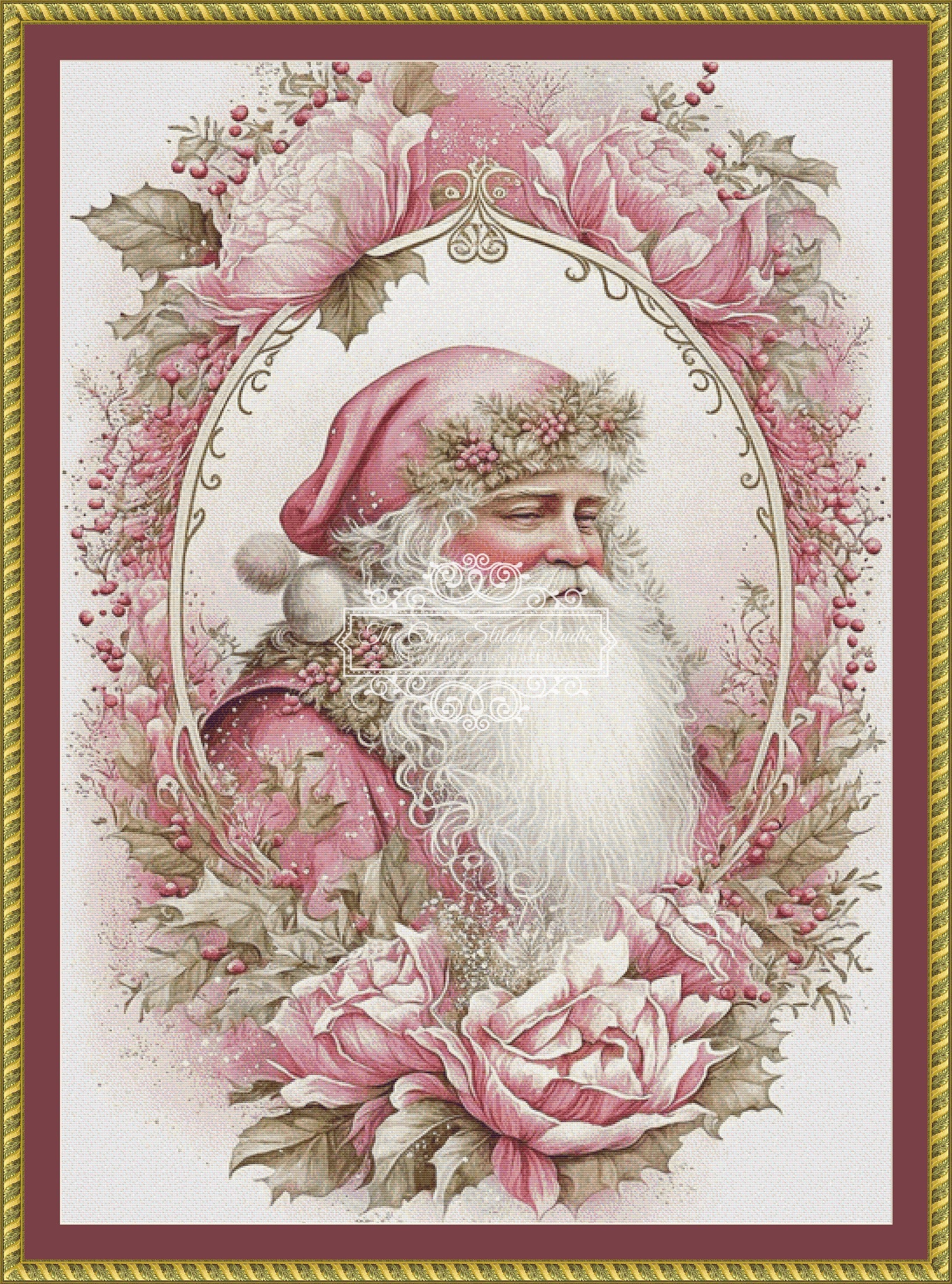 Victorian Santa Claus Cross Stitch Pattern | The Cross Stitch Studio | The Cross Stitch Studio victorian-santa-claus-cross-stitch-pattern-the-cross-stitch-studio-the-cross-stitch-studio