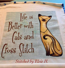Cats and Cross Stitch (SNIPPET)
