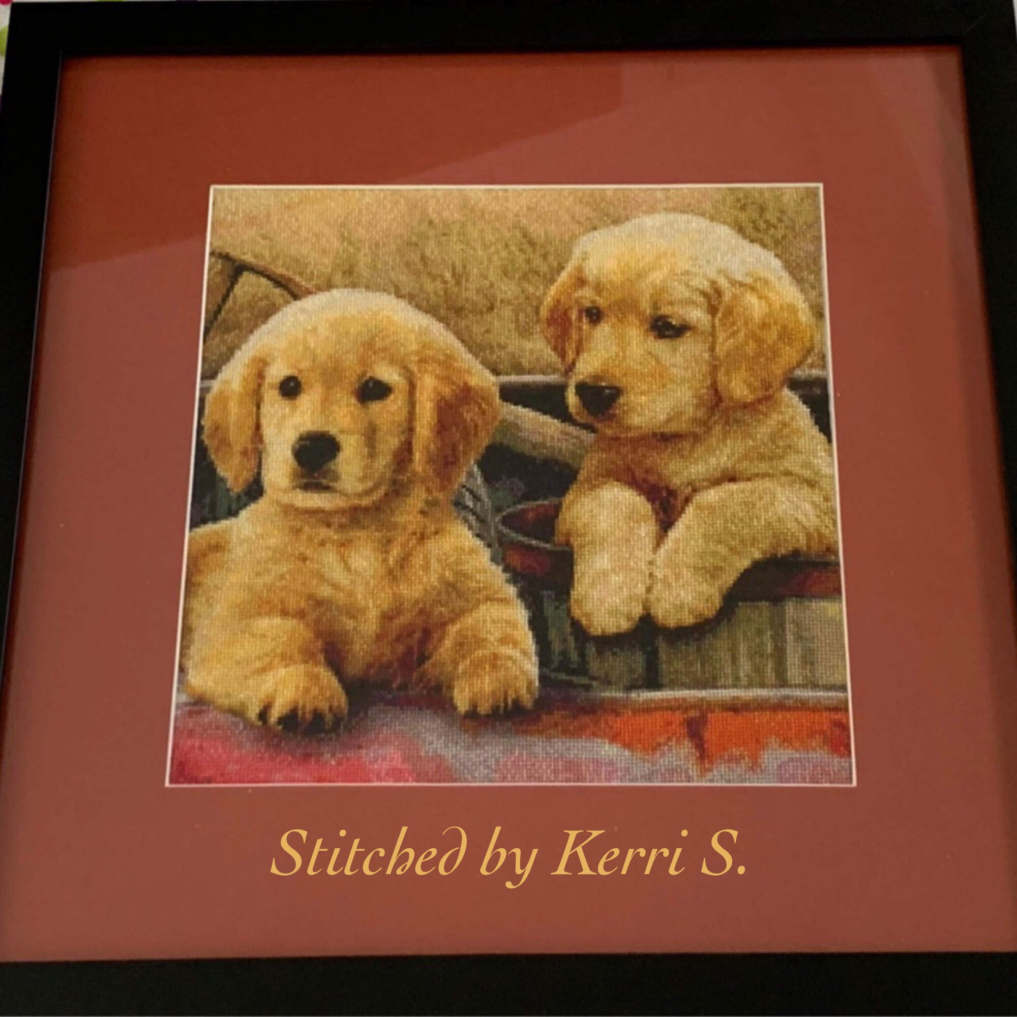 Golden Retriever Puppy Cross Stitch Pattern Counted Cross Stitch Puppy  Cross Stitch Pattern Keeper PDF Pattern Dog Cross Stitch 